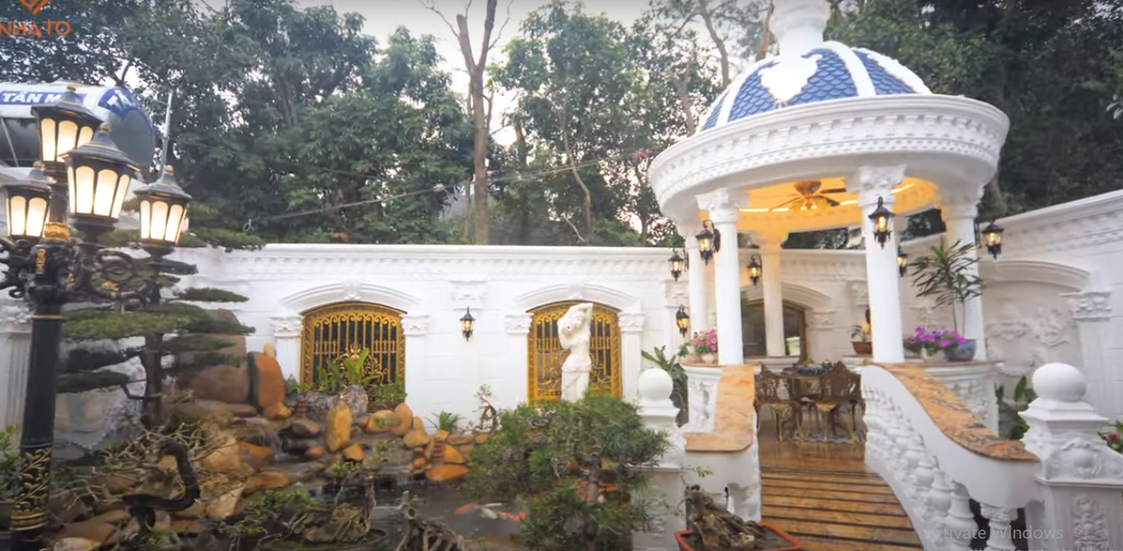 Căn biệt thự dát vàng giữa lòng Kinh Bắc: Không gian 370m2 như châu Âu thu nhỏ, giường ngủ mạ vàng như cung điện xưa- Ảnh 8.