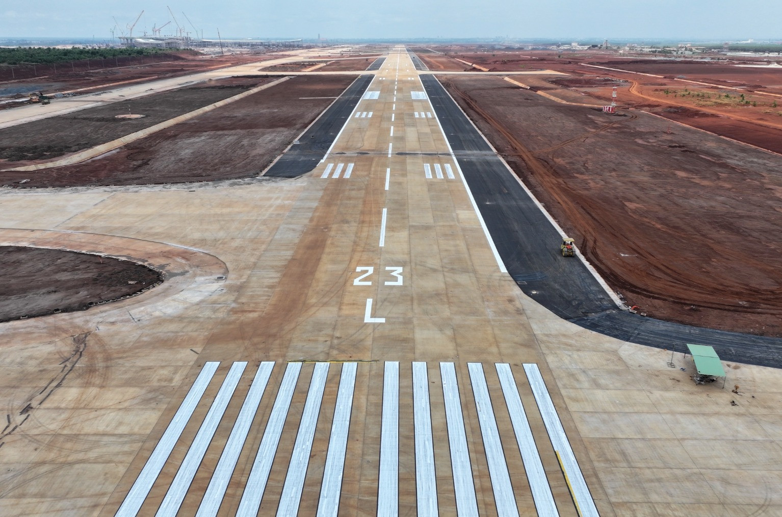 Đường băng tại sân bay Long Thành. Nguồn ảnh: Internet