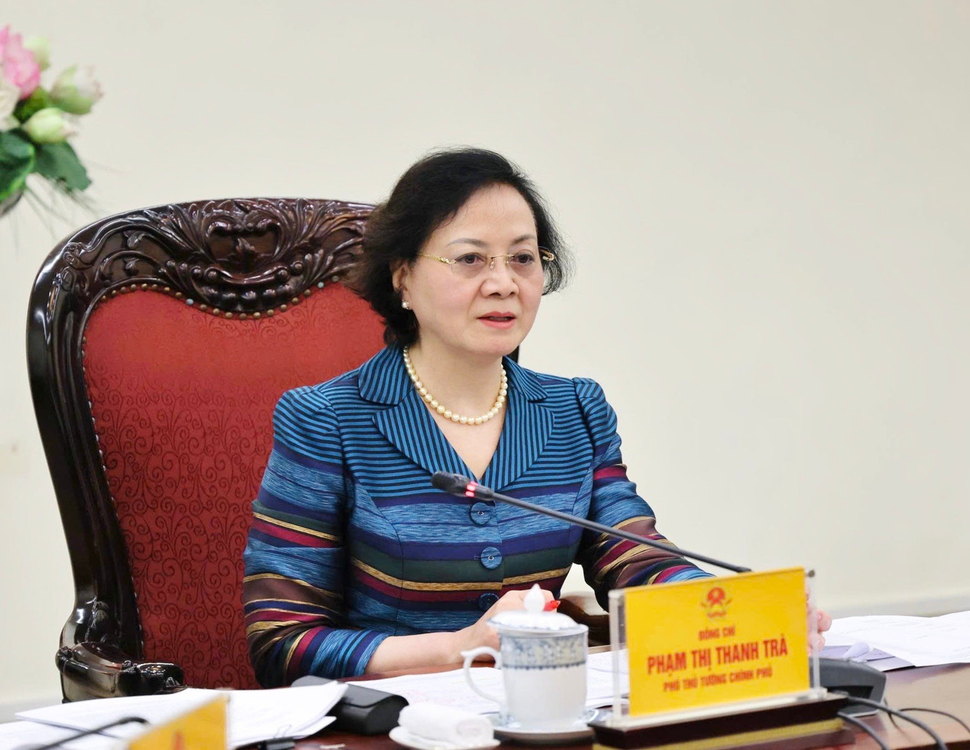 Phó Thủ tướng Phạm Thị Thanh Trà. Ảnh: VGP 1111bnv.jpg