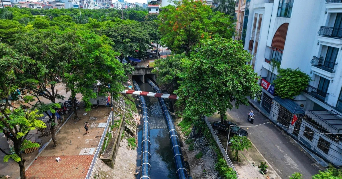 Chi 869 tỷ đồng làm dự án cấp nước cho sông Tô Lịch, chống ngập nhiều khu vực