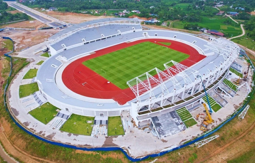 Sân vận động 22.000 chỗ ngồi lớn nhất miền núi phía Bắc đón sự kiện đặc biệt sau khi chính thức khánh thành- Ảnh 1. Sân vận động 22.000 chỗ ngồi lớn nhất miền núi phía Bắc đón sự kiện đặc biệt sau khi chính thức khánh thành- Ảnh 1.
