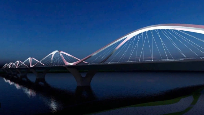 Siêu cầu 16.000 tỷ mang tên danh tướng huyền thoại bắc qua dòng sông biểu tượng của Thủ đô có điều chỉnh lớn sau 1 tháng khởi công- Ảnh 1.