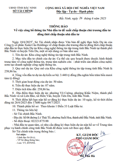 Việt Nam sắp có thêm dự án 'thung lũng công nghệ' gần 11.000 tỷ tại tỉnh sắp lên TP trực thuộc Trung ương- Ảnh 2.