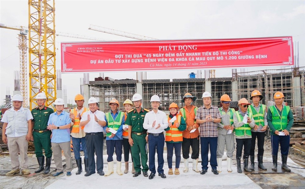 Phát động 45 ngày đêm đẩy nhanh tiến độ, làm việc '3 ca, 4 kíp', chạy nước rút hoàn thành bệnh viện 3.300 tỷ - ảnh 3