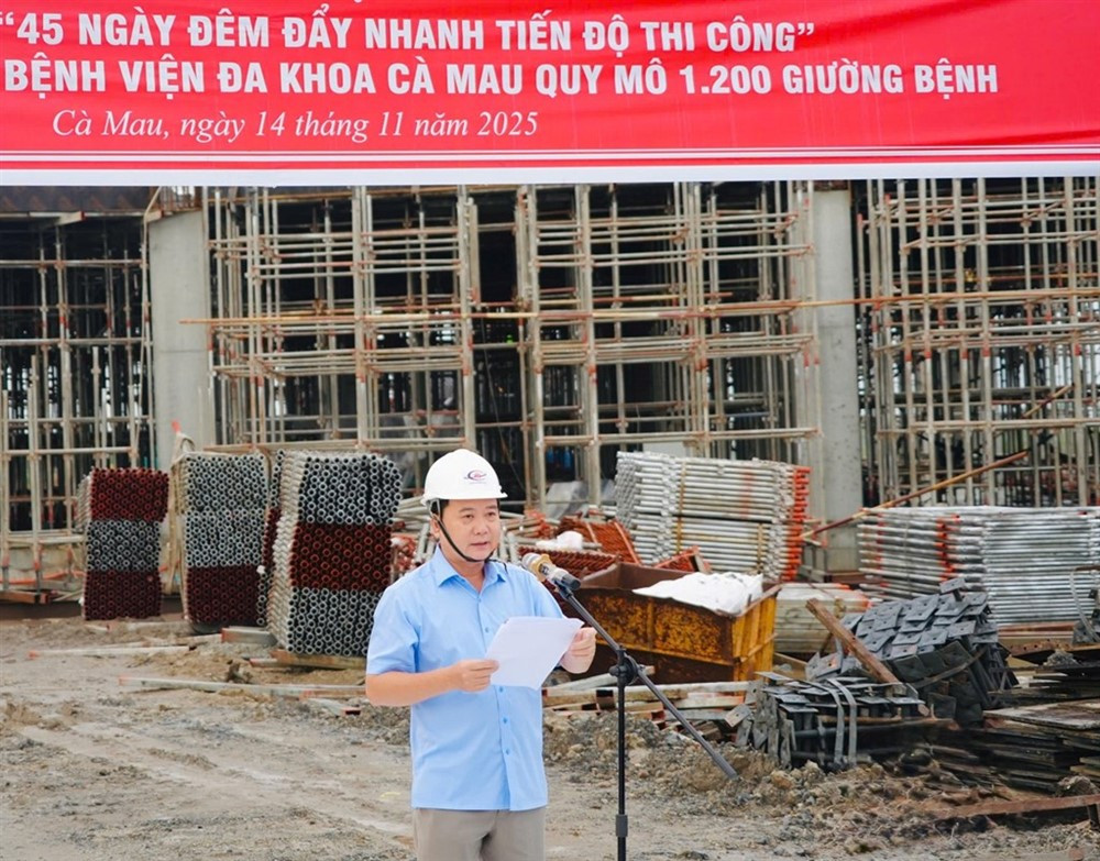 Phát động 45 ngày đêm đẩy nhanh tiến độ, làm việc '3 ca, 4 kíp', chạy nước rút hoàn thành bệnh viện 3.300 tỷ - ảnh 2