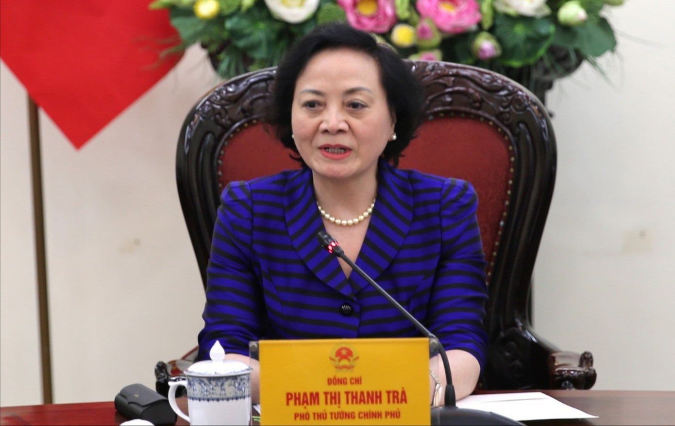 Phó Thủ tướng Phạm Thị Thanh Trà. Ảnh: VGP 1411ptt-2790.jpg