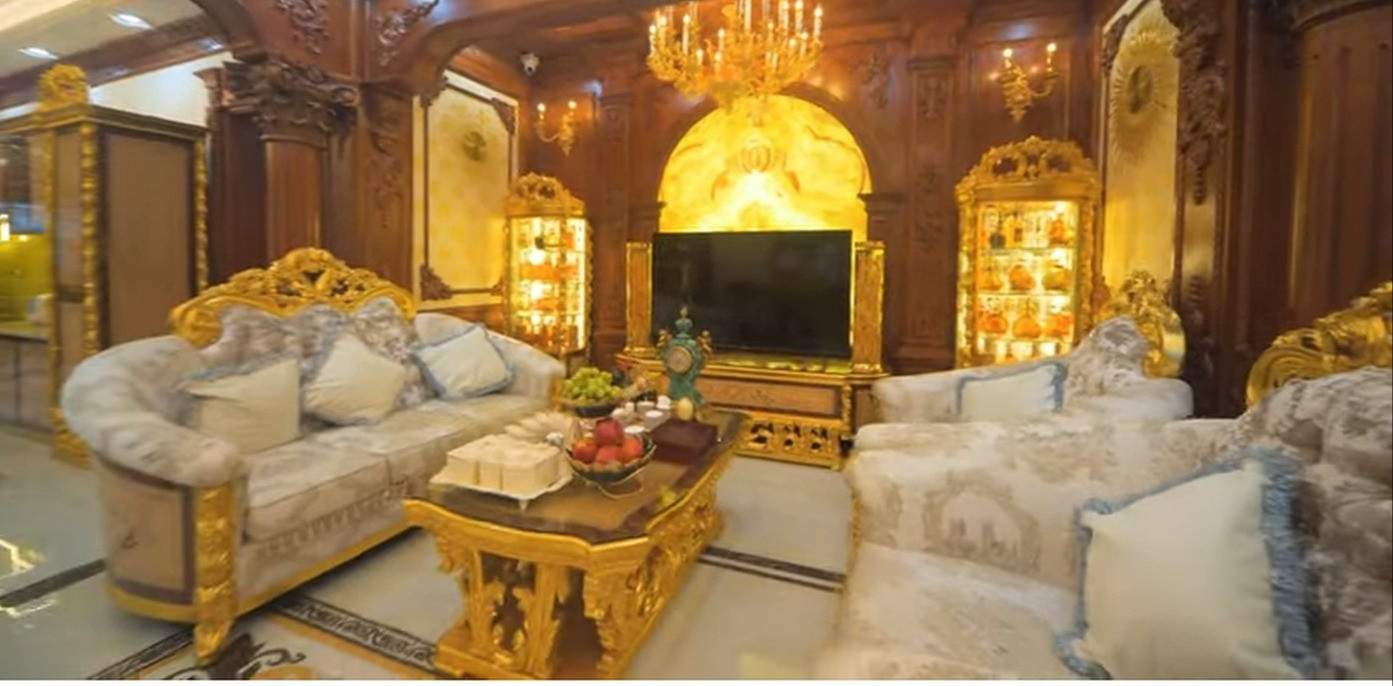 Biệt thự dát vàng của đại gia Kinh Bắc, nội thất một phòng ngủ lên tới 2,4 tỷ đồng- Ảnh 4.