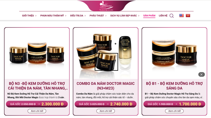 Hình ảnh giới thiệu sản phẩm trước đó hiện đã không còn trên website Mailisa.com. edit-anh-man-hinh-2025-11-13-luc-202958-17632791031701907467399.png