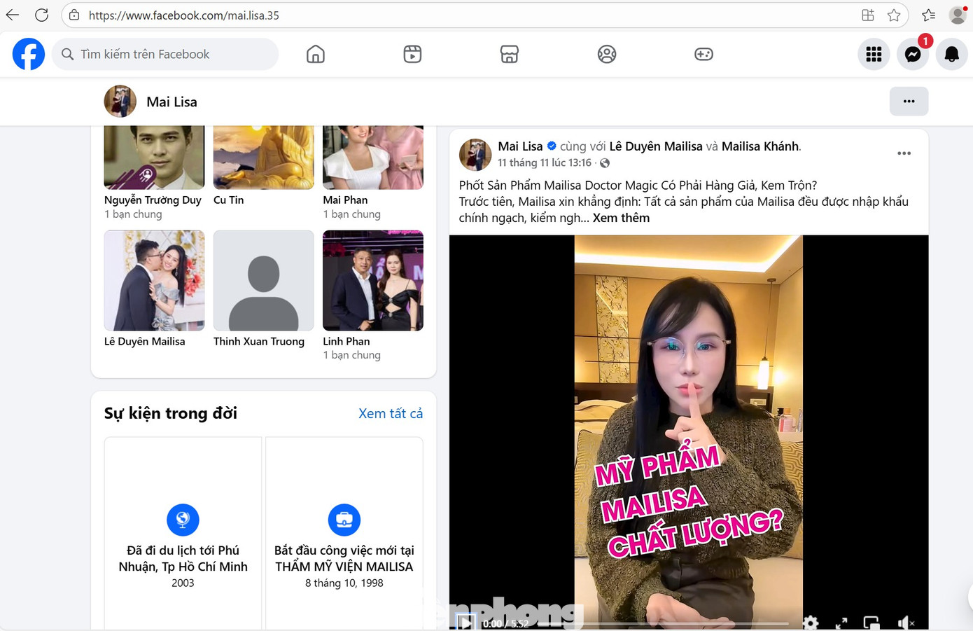 Bà Mai - chủ hệ thống Mailisa lên tiếng về sản phẩm mới đây. tp-mls11.png