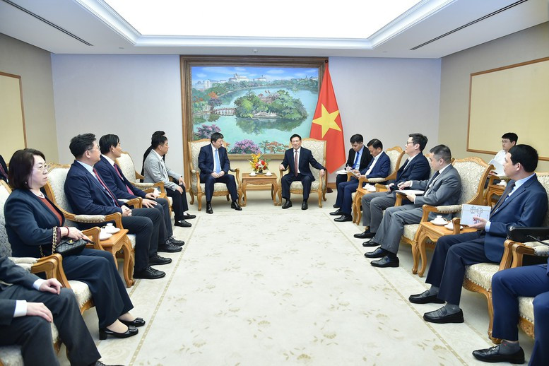 Hình ảnh tại buổi làm việc. Nguồn ảnh: Báo Chính phủ