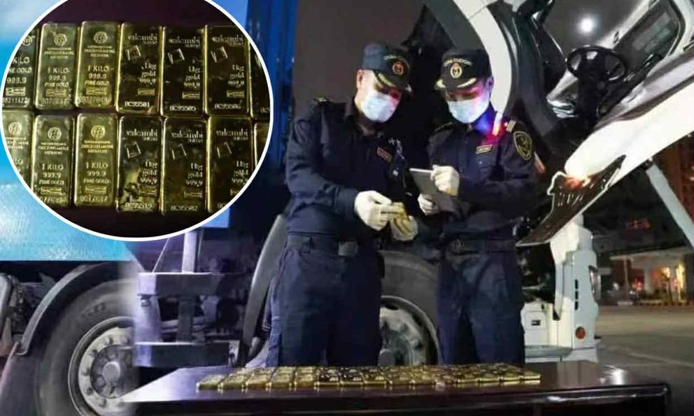Tịch thu 800 cây vàng, trị giá hơn 51 tỷ được giấu trong 'khoang bí mật' của một xe ô tô nhập cảnh - ảnh 1
