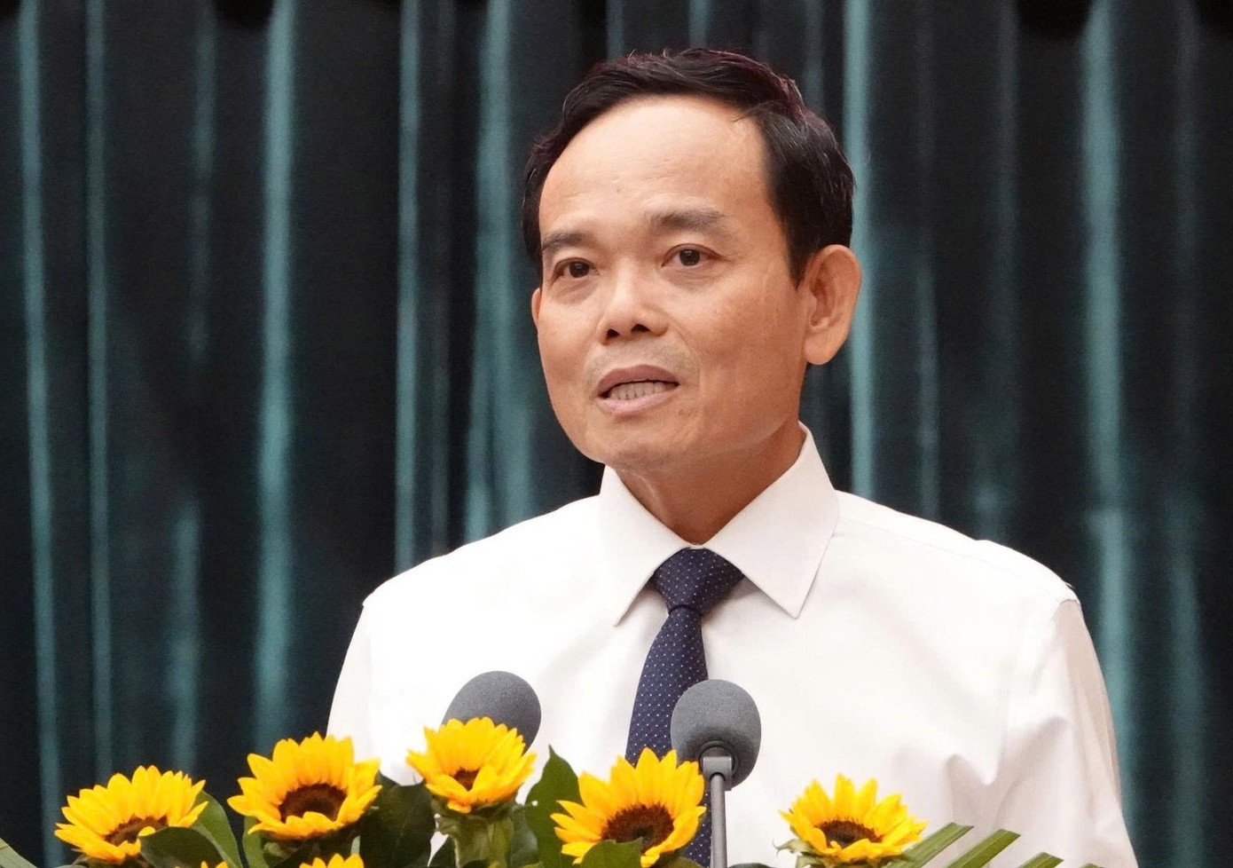 Bí thư Thành ủy TPHCM Trần Lưu Quang phát biểu tại hội nghị. z7234226277991-3d538b54b4559d711b1ef634ce52767c.jpg