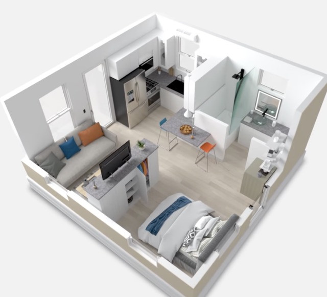 Có gì bên trong căn hộ đi thuê 37m2 của tỷ phú giàu bậc nhất thế giới Elon Musk?- Ảnh 2.