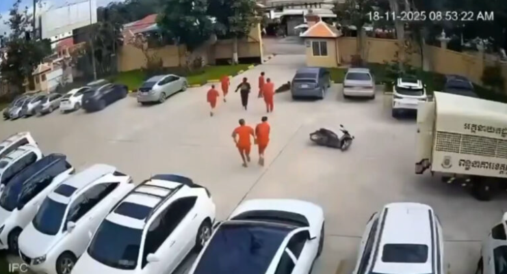 Tóm sống nhóm tội phạm nổ súng vào cảnh sát, trốn thoát ngay trước sân tòa án: Campuchia nói 5 nghi phạm là người Việt - ảnh 4