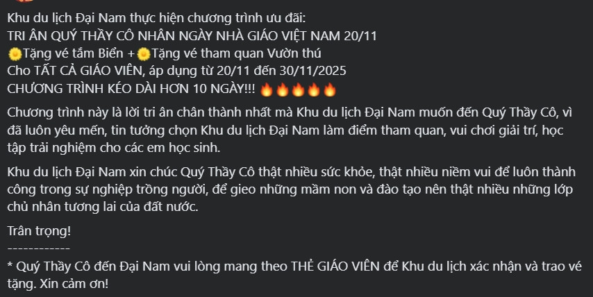 Chỉ vài giờ nữa, KDL 6.000 tỷ lớn bậc nhất Đông Nam Á của vợ chồng ông Dũng 'lò vôi' sẽ tặng vé miễn phí cho đối tượng đặc biệt này- Ảnh 1. Chỉ vài giờ nữa, KDL 6.000 tỷ lớn bậc nhất Đông Nam Á của vợ chồng ông Dũng 'lò vôi' sẽ tặng vé miễn phí cho đối tượng đặc biệt này- Ảnh 1.