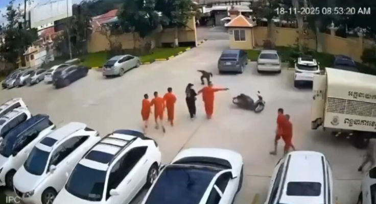 Tóm sống nhóm tội phạm nổ súng vào cảnh sát, trốn thoát ngay trước sân tòa án: Campuchia nói 5 nghi phạm là người Việt - ảnh 3