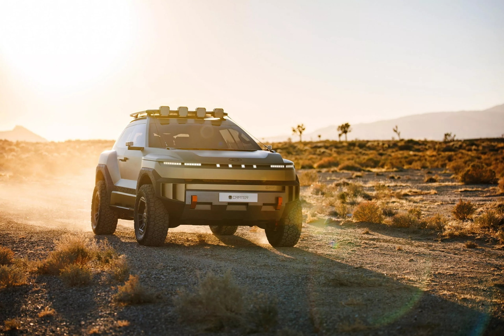 Dáng hầm hố góc cạnh cho thấy mẫu xe này có thể cạnh tranh Ford Bronco. Ảnh: Hyundai