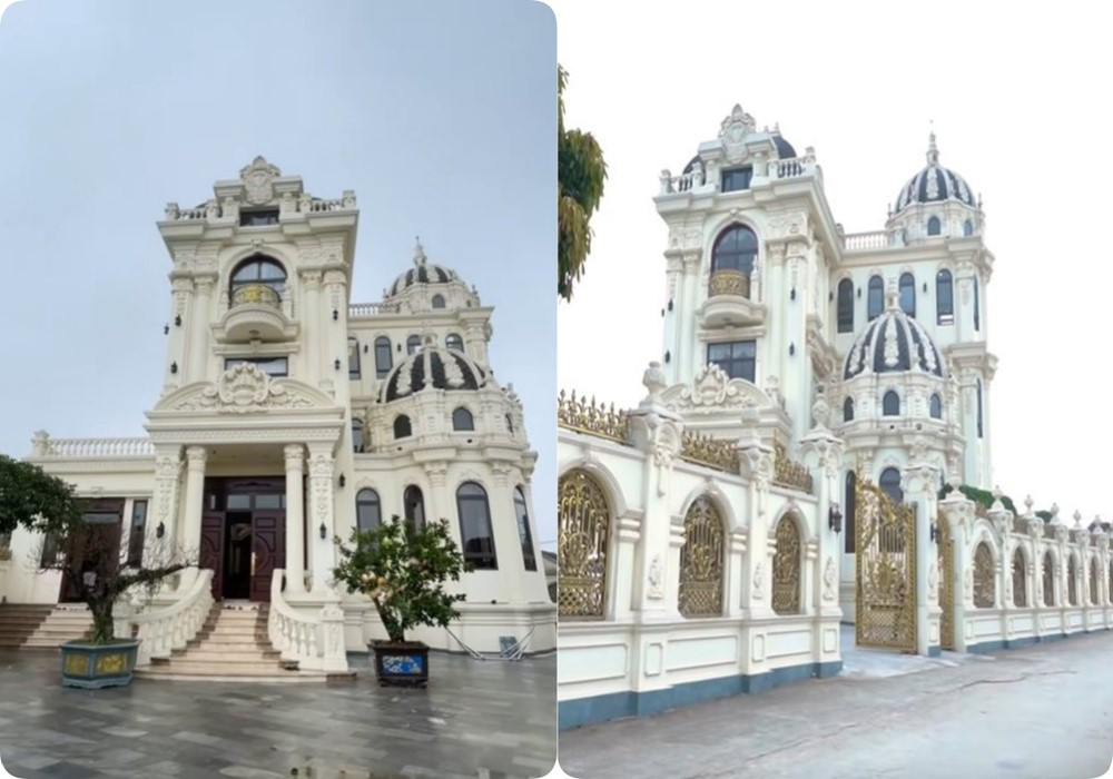 Cận cảnh lâu đài 2.000m2 bề thế, to nhất làng của gia đình Mailisa ở Hà Tĩnh - ảnh 1