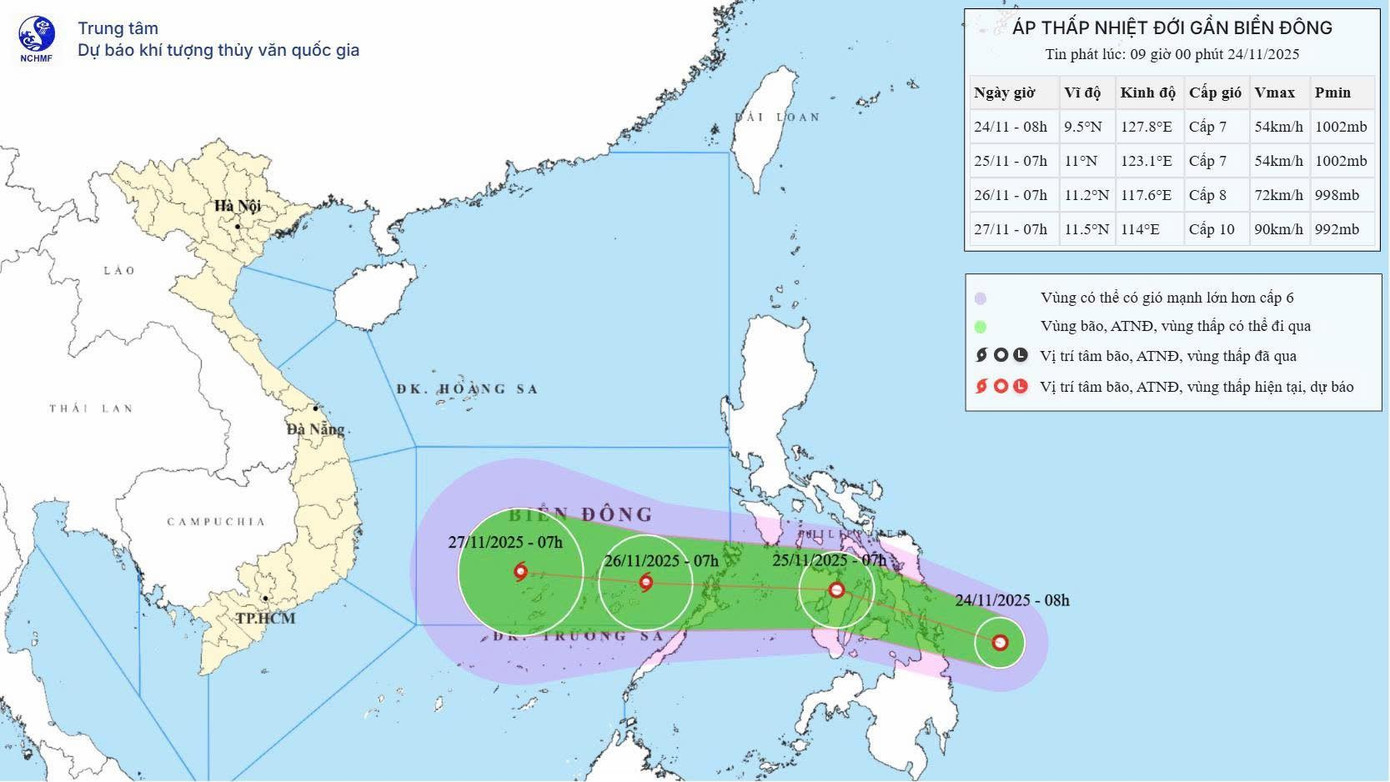 Dự báo đường đi của áp thấp nhiệt đới. bao-15.jpg