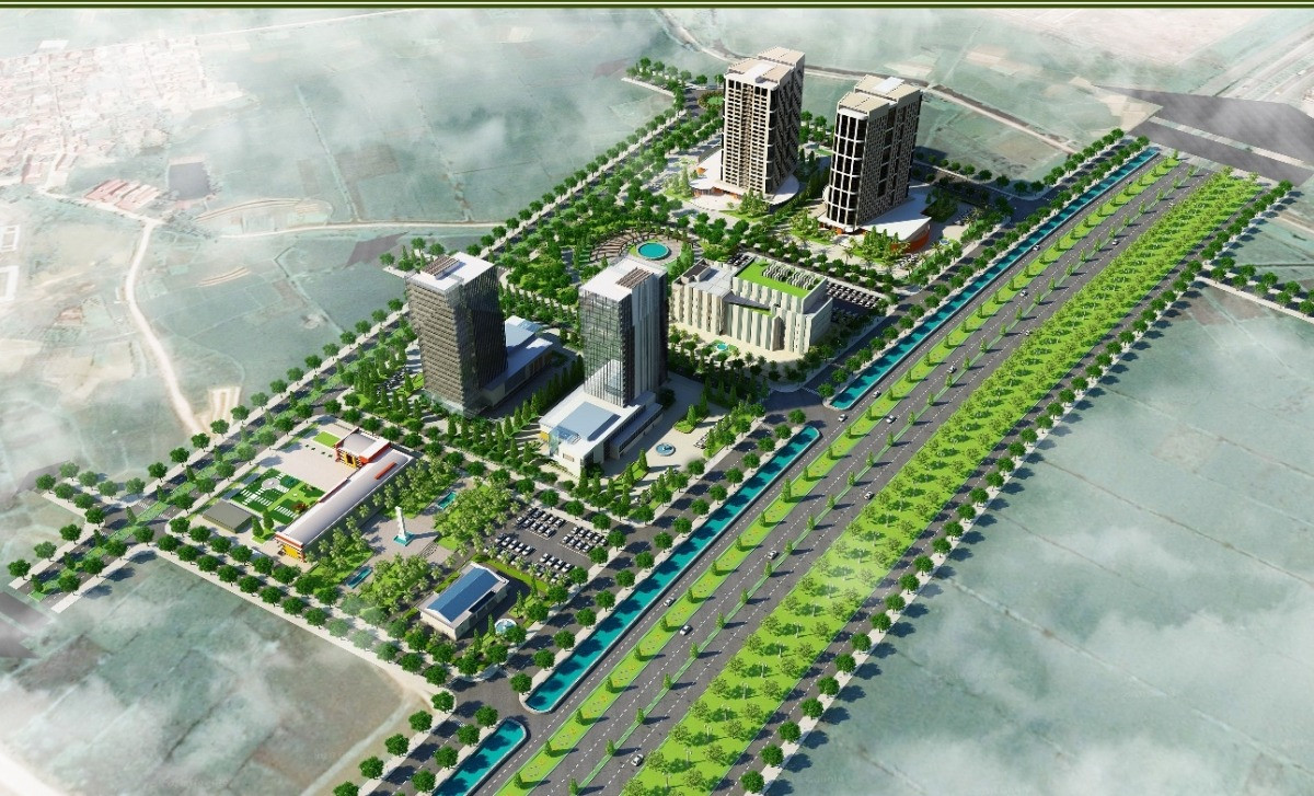 Phối cảnh Khu đô thị mới thị trấn Nếnh. Nguồn ảnh: Internet