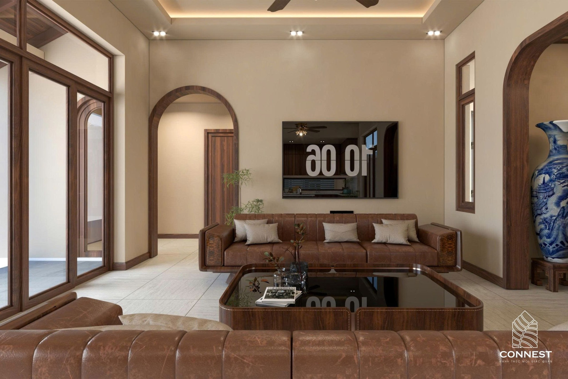 Khoảng lặng dịu dàng trong căn nhà 250m2 giữa lòng Quảng Bình: Bản giao hưởng giữa thiên nhiên và truyền thống- Ảnh 7. Khoảng lặng dịu dàng trong căn nhà 250m2 giữa lòng Quảng Bình: Bản giao hưởng giữa thiên nhiên và truyền thống- Ảnh 7.