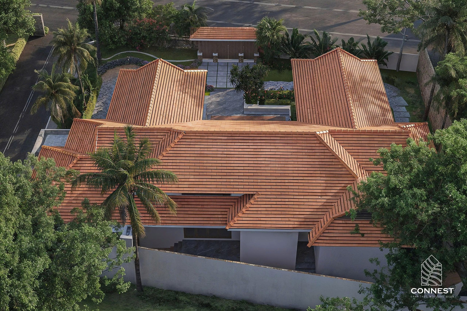 Khoảng lặng dịu dàng trong căn nhà 250m2 giữa lòng Quảng Bình: Bản giao hưởng giữa thiên nhiên và truyền thống- Ảnh 3. Khoảng lặng dịu dàng trong căn nhà 250m2 giữa lòng Quảng Bình: Bản giao hưởng giữa thiên nhiên và truyền thống- Ảnh 3.