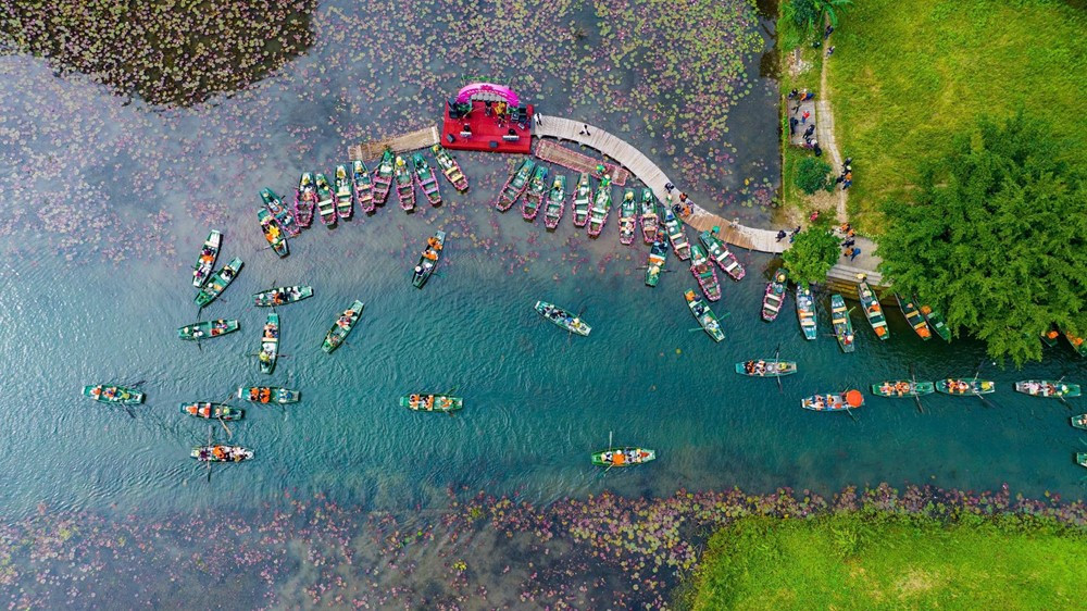 Cách Hà Nội hơn 90km có con sông được mệnh danh là 'không có bờ', mùa nào cũng đẹp nên thơ - ảnh 10