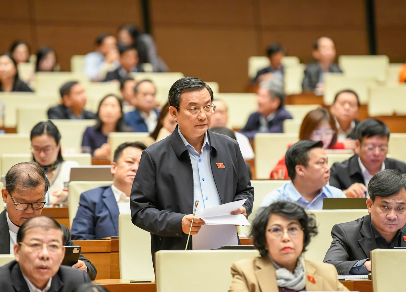 Đại biểu Quốc hội Phạm Trọng Nhân. Ảnh: Như Ý 2711qh2.jpg