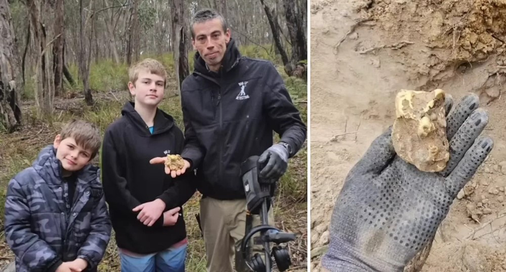 Đang đào đất, người đàn ông nhặt được cục vàng gần 1kg, trị giá hơn 2,6 tỷ đồng - ảnh 1