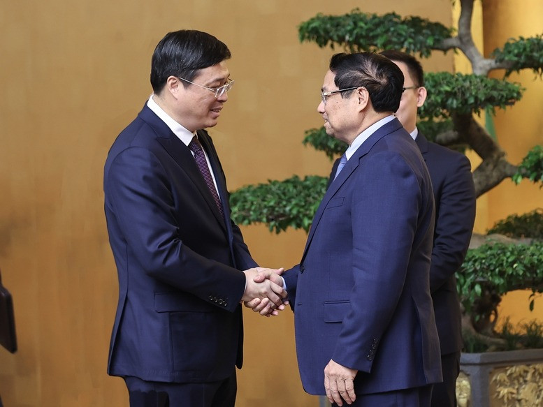 Hình ảnh tại buổi làm việc. Nguồn ảnh: Báo Chính phủ