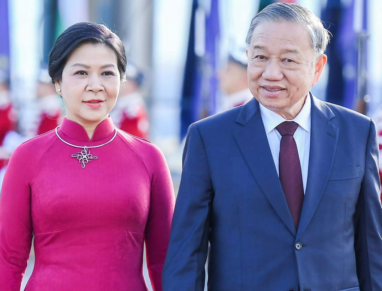 Tổng Bí thư Tô Lâm và Phu nhân Ngô Phương Ly. Ảnh: Baoquocte img-1394.jpg