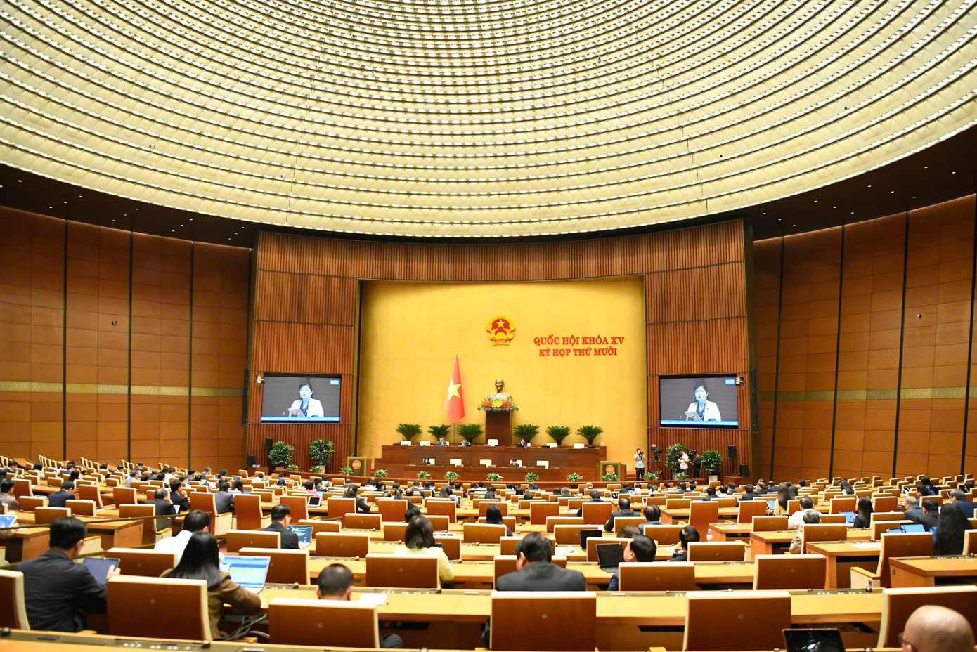Quốc hội sẽ thảo luận về nhiều nội dung quan trọng trong tuần làm việc này. Ảnh: Như Ý 3011qh2.jpg