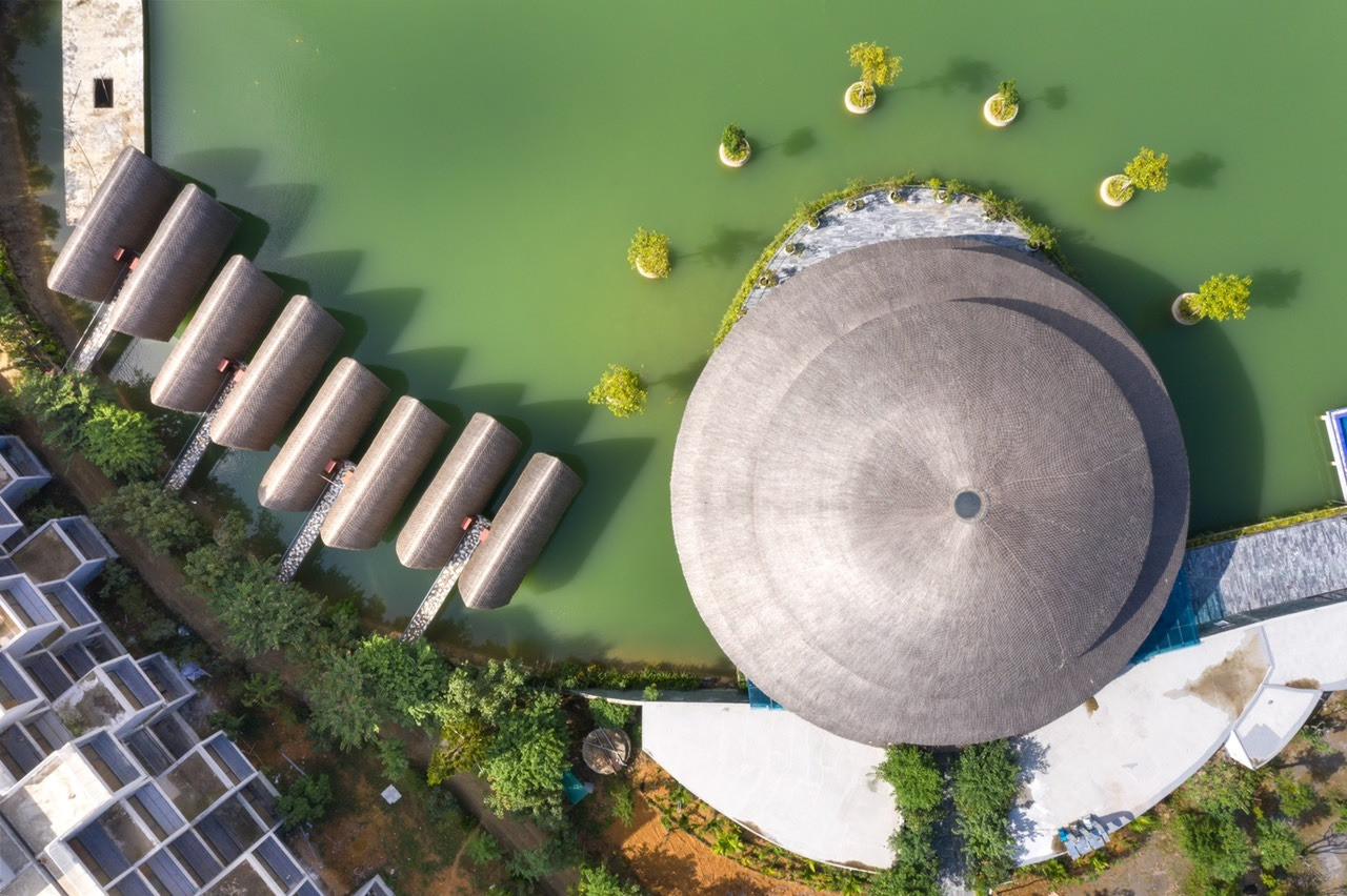 Ngôi nhà tre quy mô lớn nhất Đông Nam Á tại Việt Nam: Cao ngang ngửa ngôi nhà 5 tầng, không dùng bất kỳ vật liệu nào kết nối- Ảnh 2.