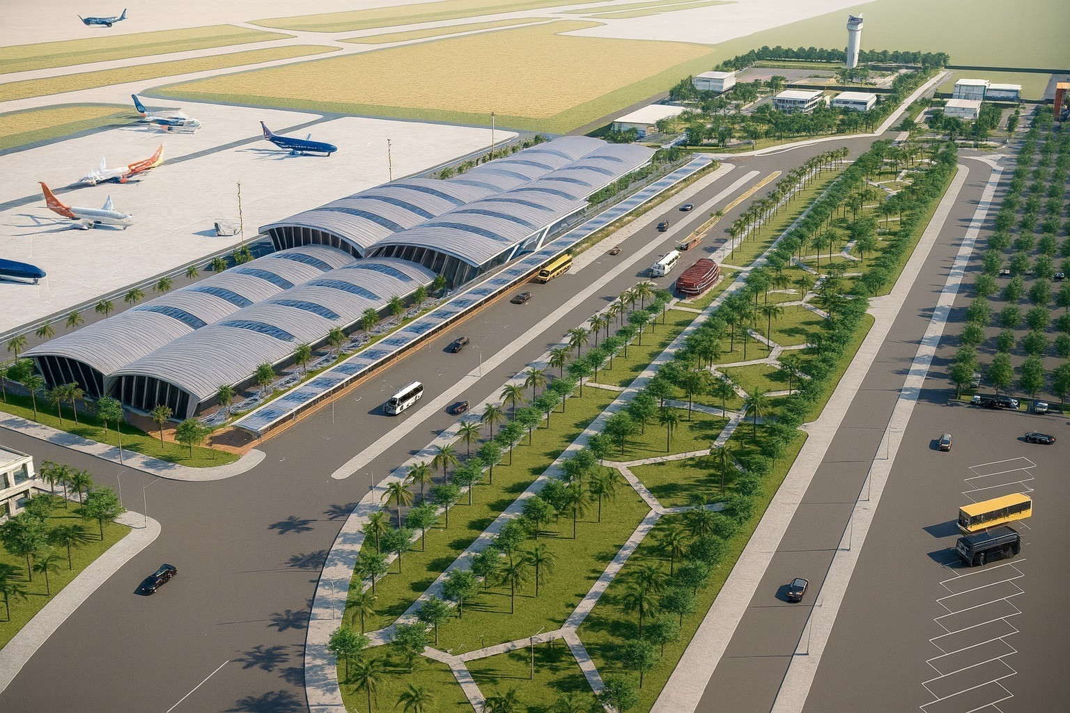 Sân bay 5.000 tỷ tại tỉnh lớn nhất Việt Nam vừa đạt dấu mốc quan trọng- Ảnh 1. Sân bay 5.000 tỷ tại tỉnh lớn nhất Việt Nam vừa đạt dấu mốc quan trọng- Ảnh 1.