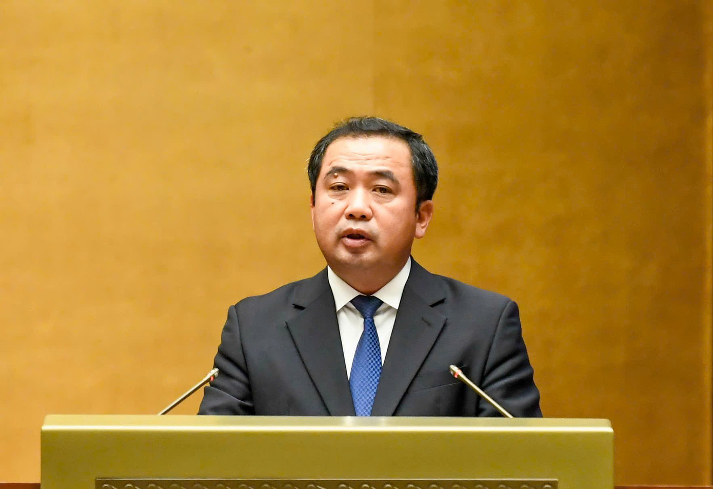 Bộ trưởng Nông nghiệp và Môi trường Trần Đức Thắng. Ảnh: Như Ý. 112dat2.jpg