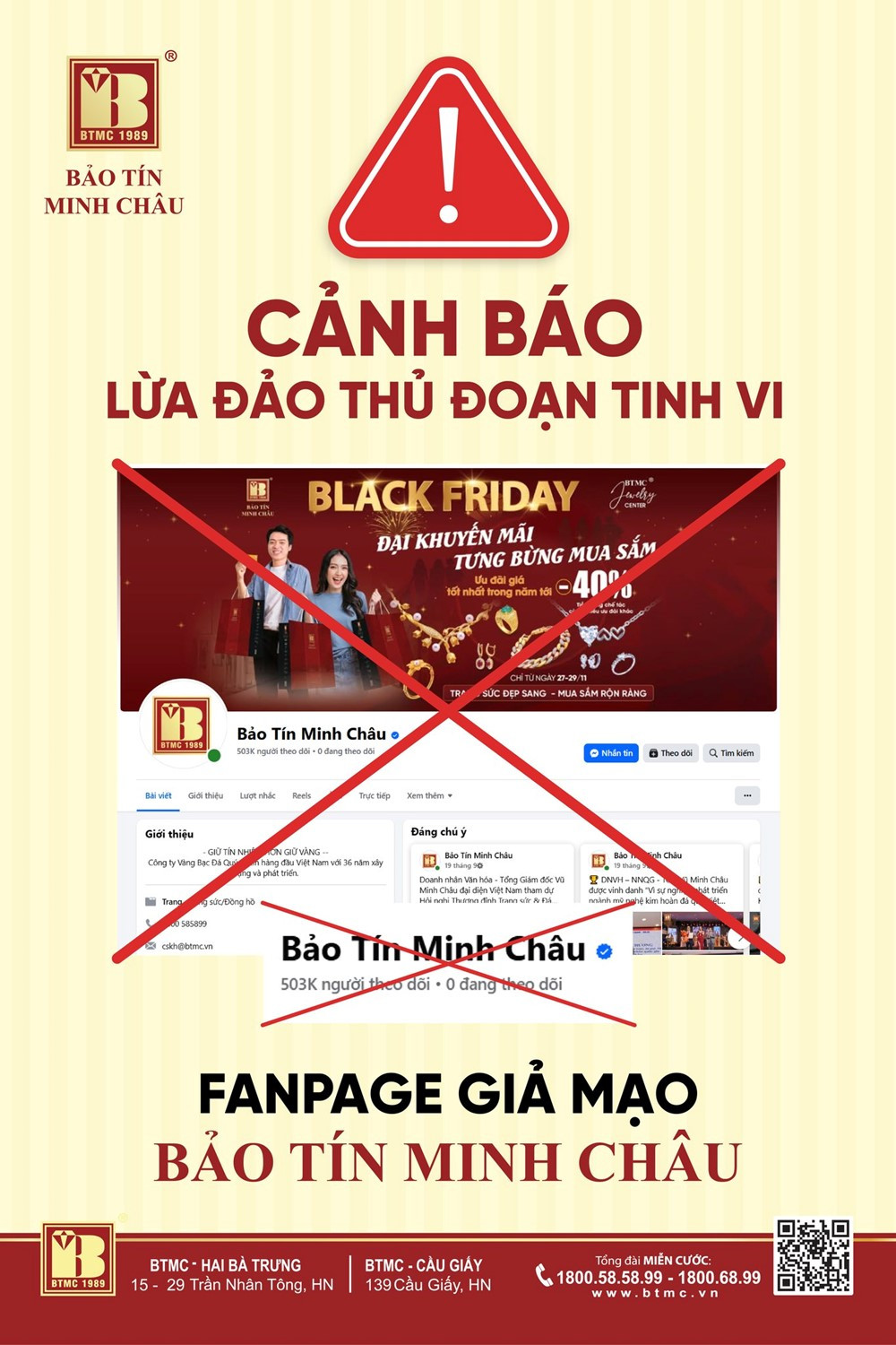 Bảo Tín Minh Châu phát cảnh báo đến toàn bộ khách hàng - ảnh 1