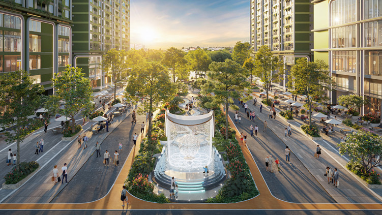 A group of people walking around a city AI-generated content may be incorrect.