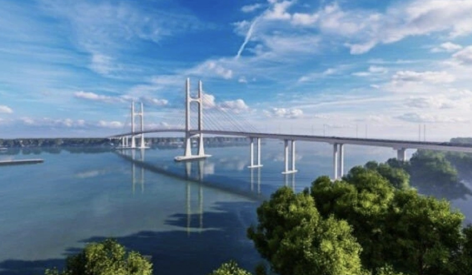 Phối cảnh cầu Đình Khao. Nguồn ảnh: Internet