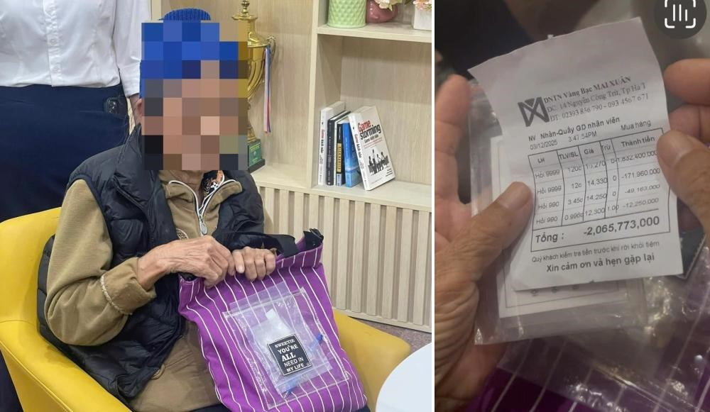 Cụ bà 80 tuổi mang số vàng hơn 2 tỷ đi bán để chuyển tiền cho 'con trai bị tai nạn', nhân viên BIDV lập tức báo công an - ảnh 1