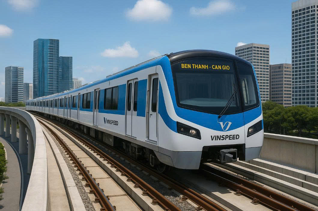 Vinspeed sắp khởi công tuyến đường sắt Bến Thành - Cần Giờ. Ảnh minh họa