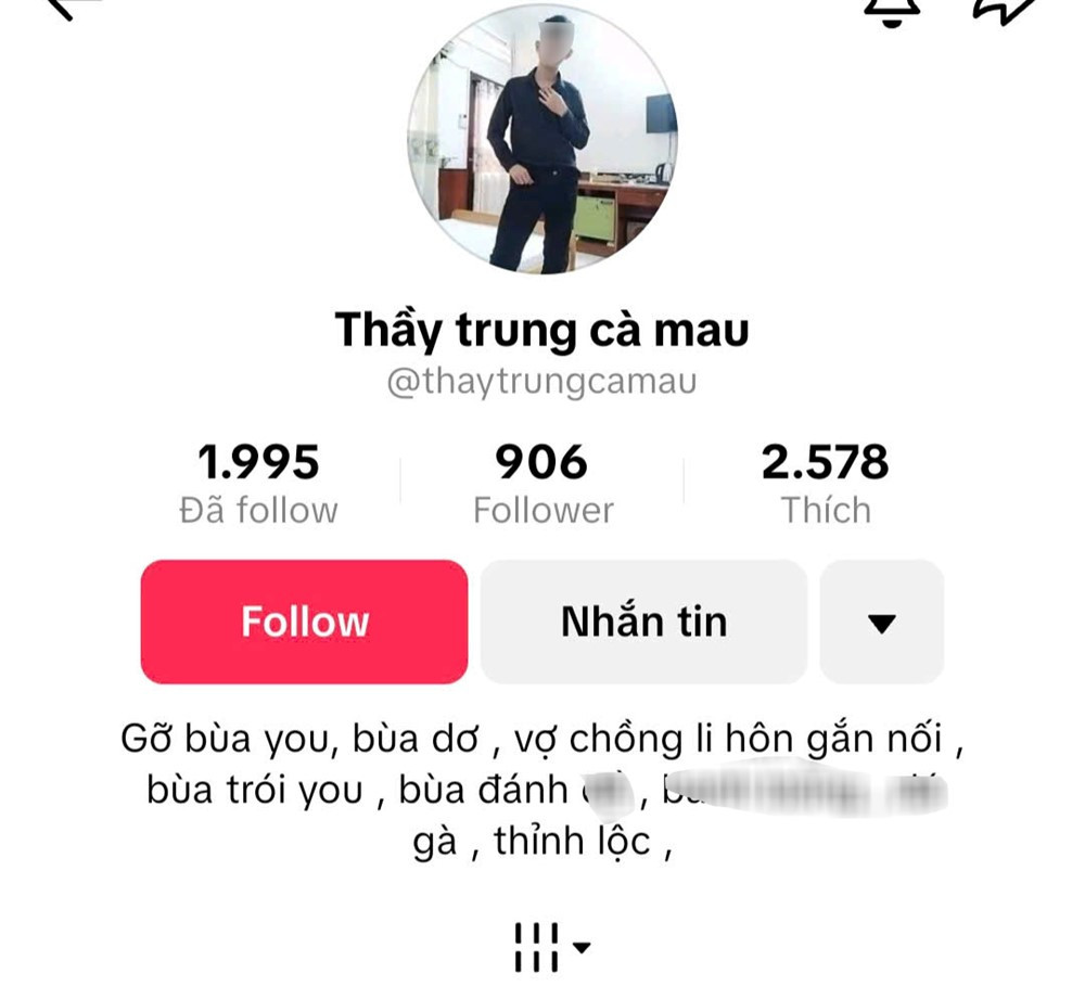 Thông tin mới nhất vụ 'Thầy Trung Cà Mau' rao gỡ bùa yêu, bùa đánh đề - ảnh 2