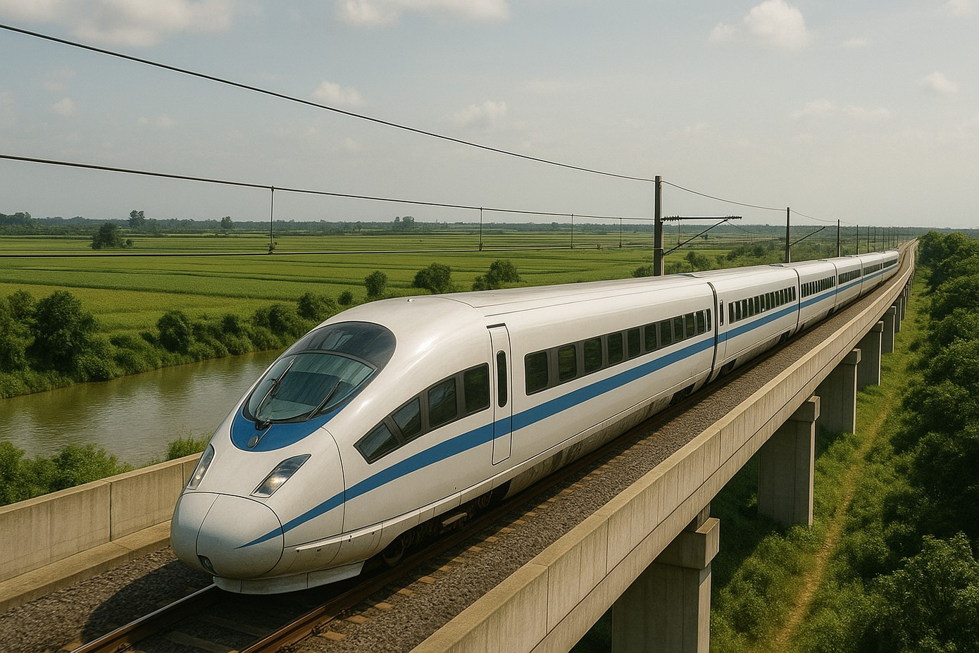 Minh họa đường sắt cao tốc Bắc - Nam. chatgpt-image-10-20-40-4-thg-12-2025.png