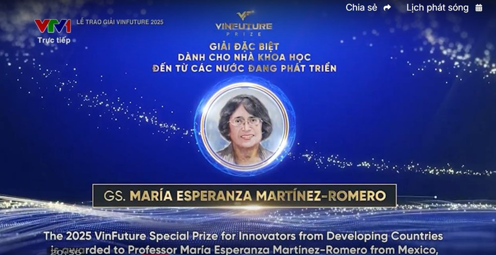 Chính thức lộ diện chủ nhân của Giải thưởng Chính VinFuture 2025 trị giá 3 triệu USD - ảnh 1