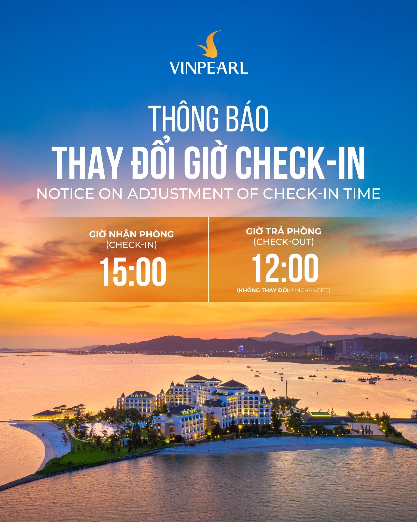 Thông báo của Vinpearl Thông báo của Vinpearl