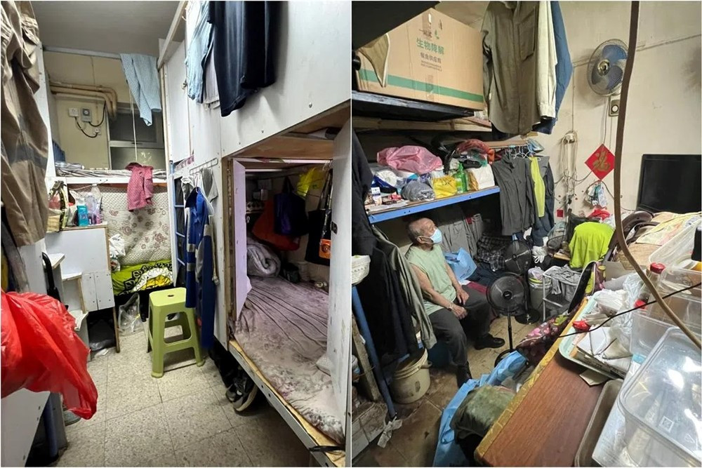 Run rẩy nhìn vào những căn hộ hộp diêm, 'chung cư quan tài' ở Hong Kong - ảnh 14