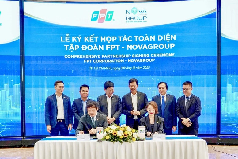 FPT và NovaGroup ký hợp tác chiến lược, cùng xây dựng Trung tâm Năng lực AI