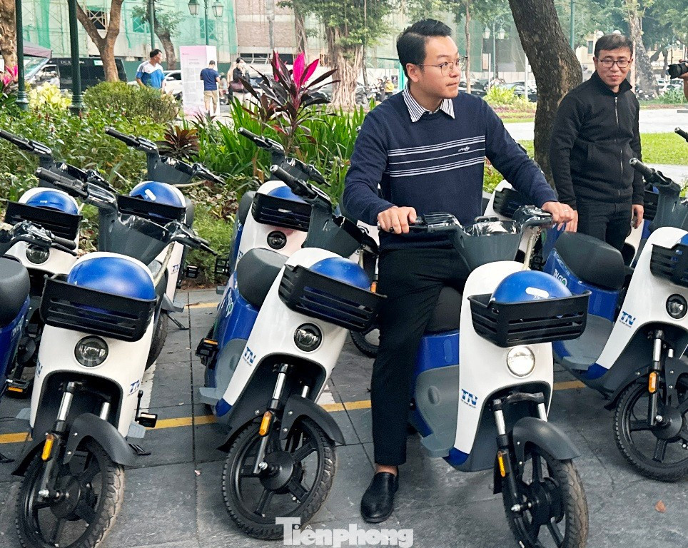 TNGo cho biết, xe đạp điện được ưu tiên bố trí các điểm trạm dọc Vành đai 1. tp-2-3693.jpg