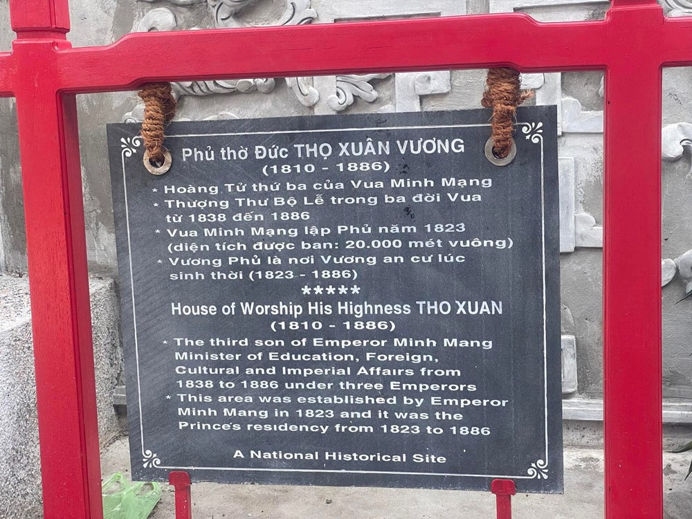 Vị hoàng tử có 144 người con, làm quan dưới 3 đời vua liên tục, có phủ thờ rộng 20.000m2 - ảnh 2