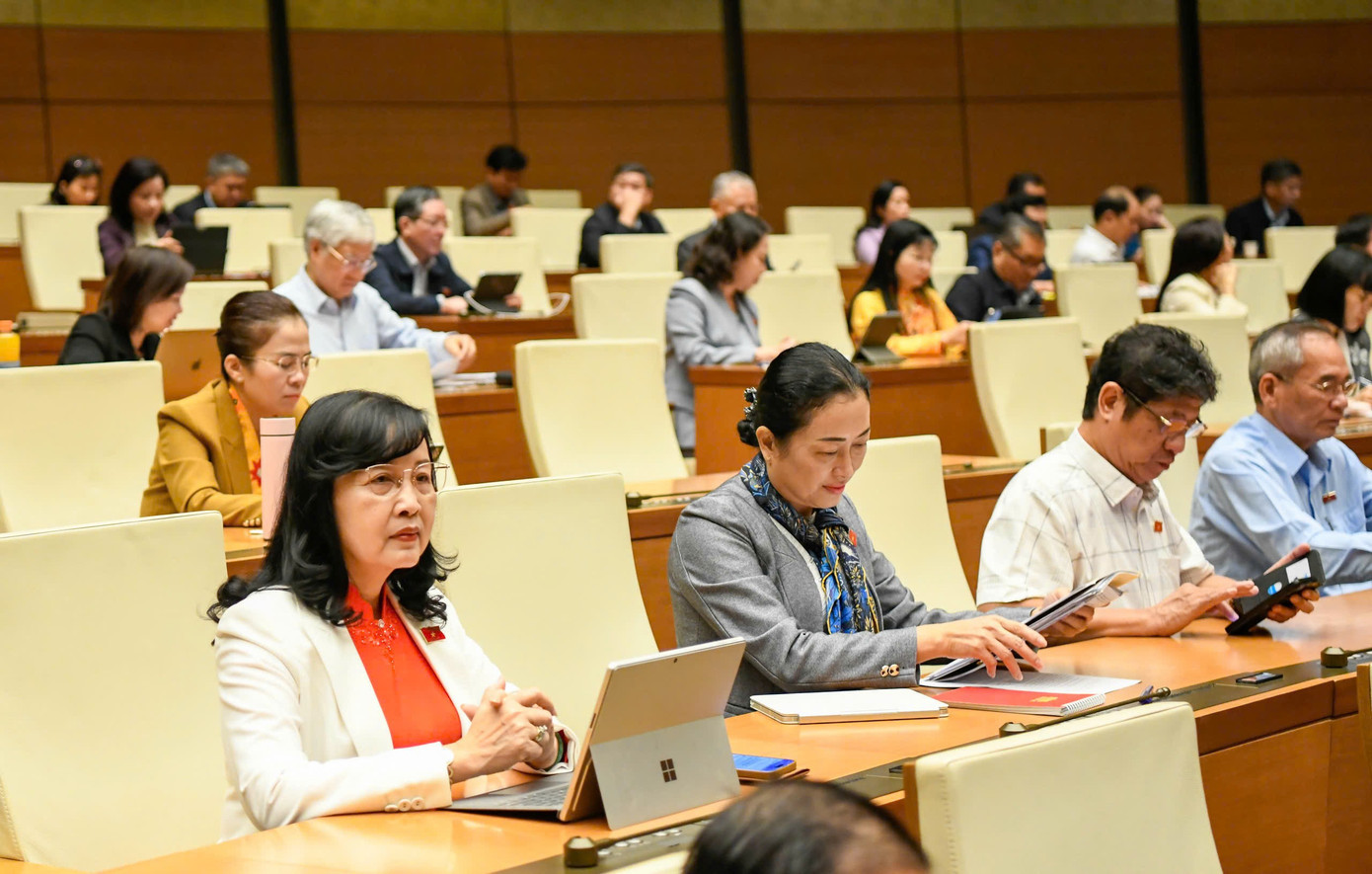Các đại biểu tại phiên họp. Ảnh: Như Ý 912bca2.jpg
