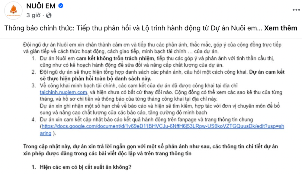 Nuôi Em thừa nhận đem tiền từ thiện chưa sử dụng đi gửi tiết kiệm lấy lãi - ảnh 2